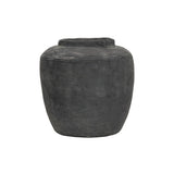 black rustic vase