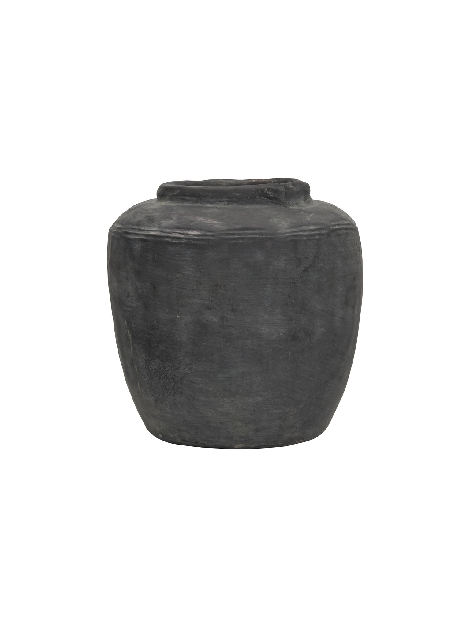 black rustic vase