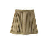 Evelyn Olive Scalloped Lamp Shade