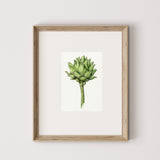 Vintage artichoke print