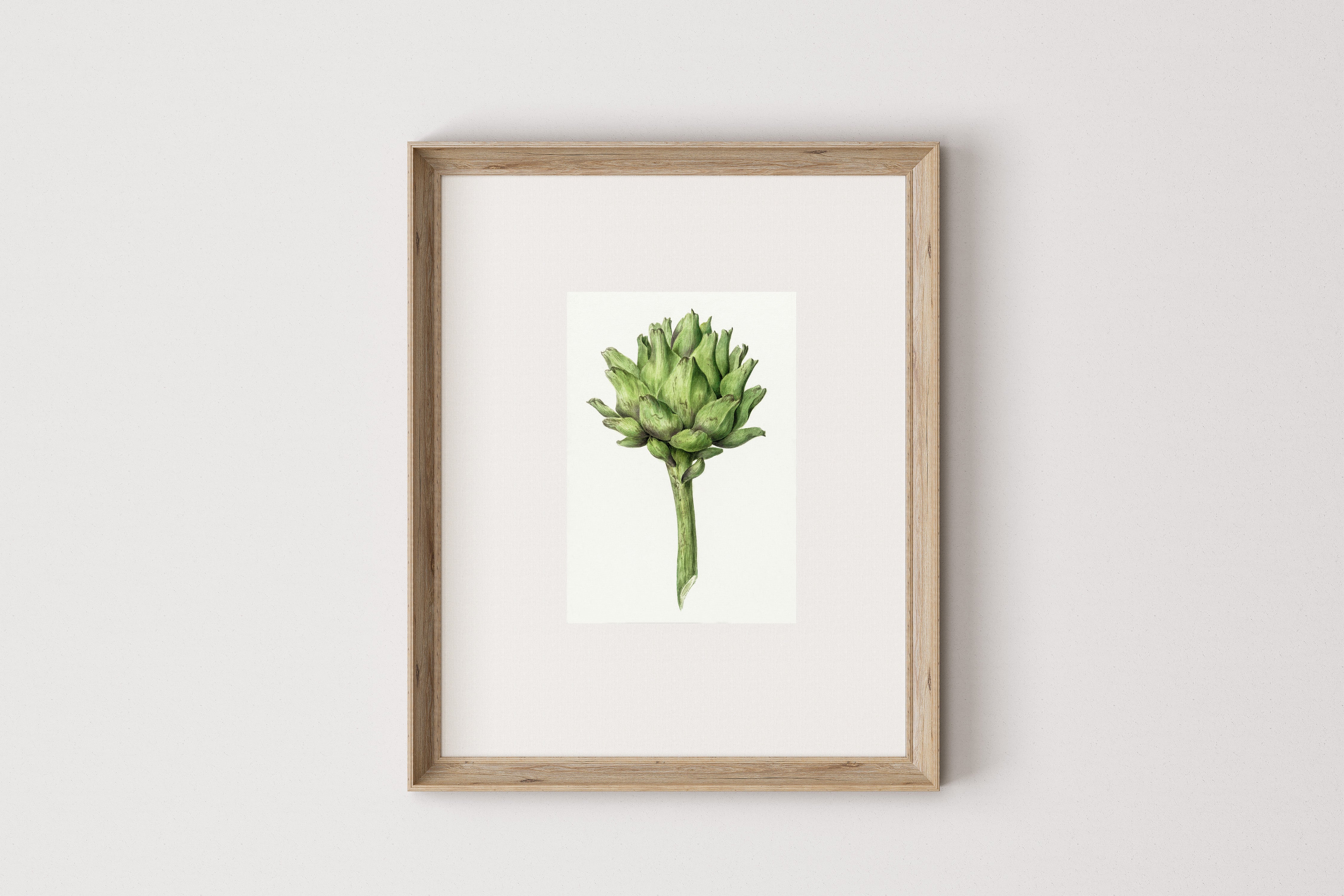 Vintage artichoke print