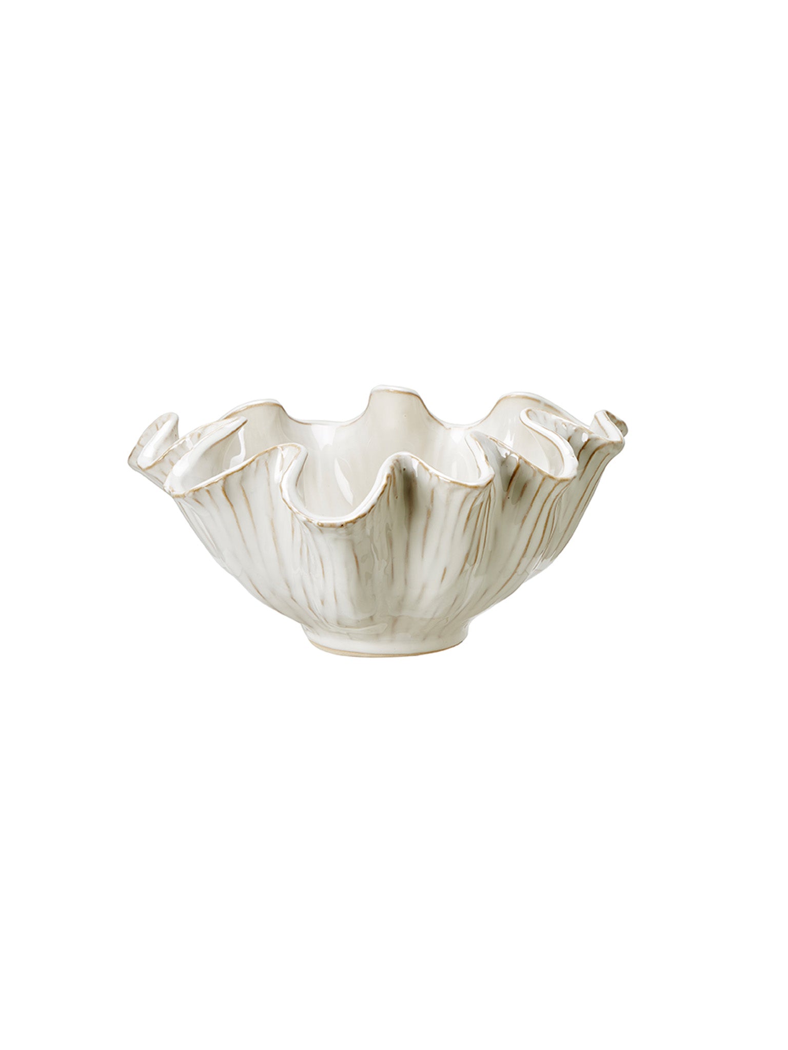 frilled bowl