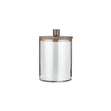 glass candle holder and storage jar