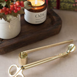 Gold Wick Trimmer and Snuffer Set