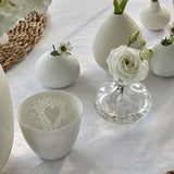 Porcelain Heart Tealight