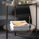 Hutton Black Bronze Side Table