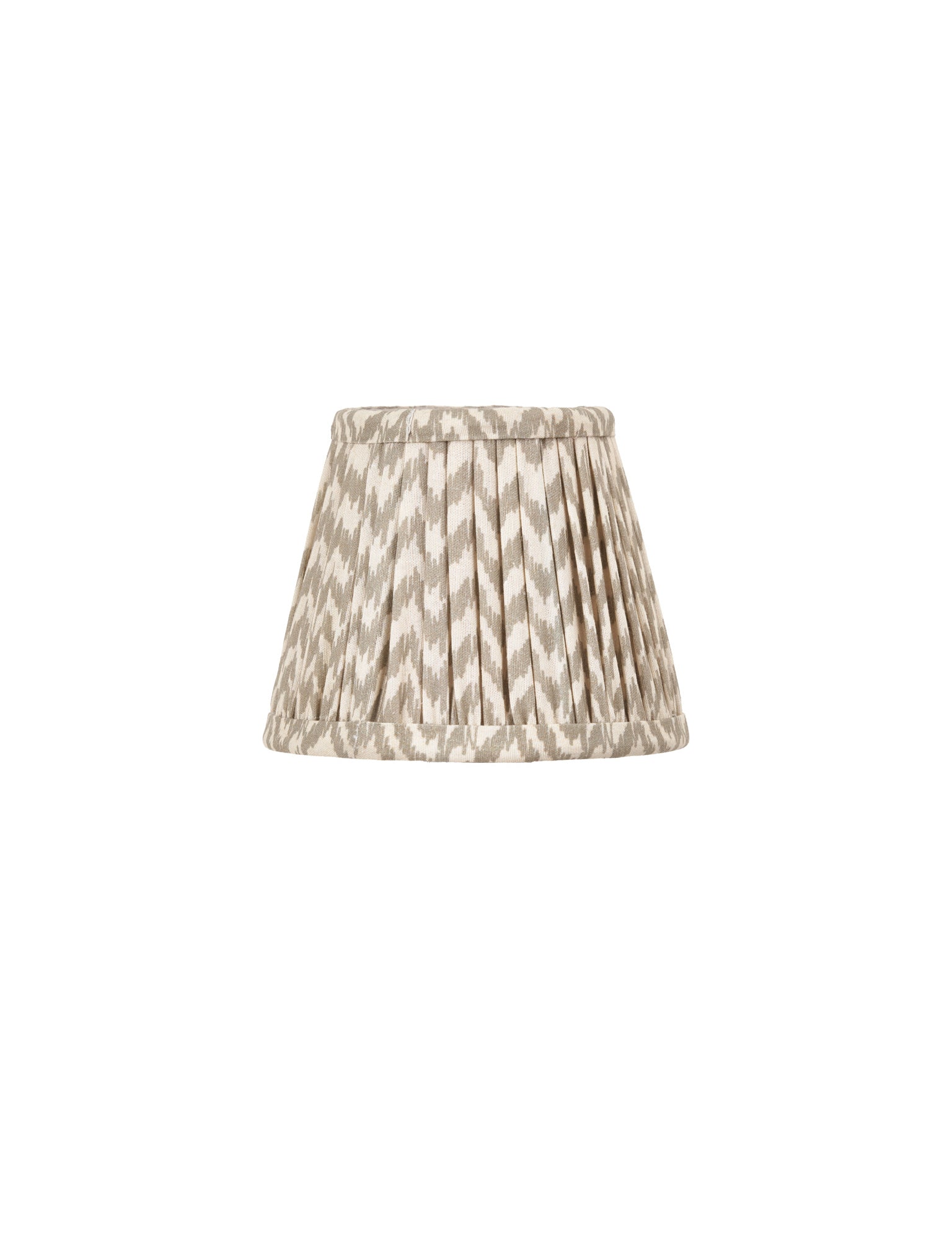 Salzburg Ikat Pleated Shade - Taupe