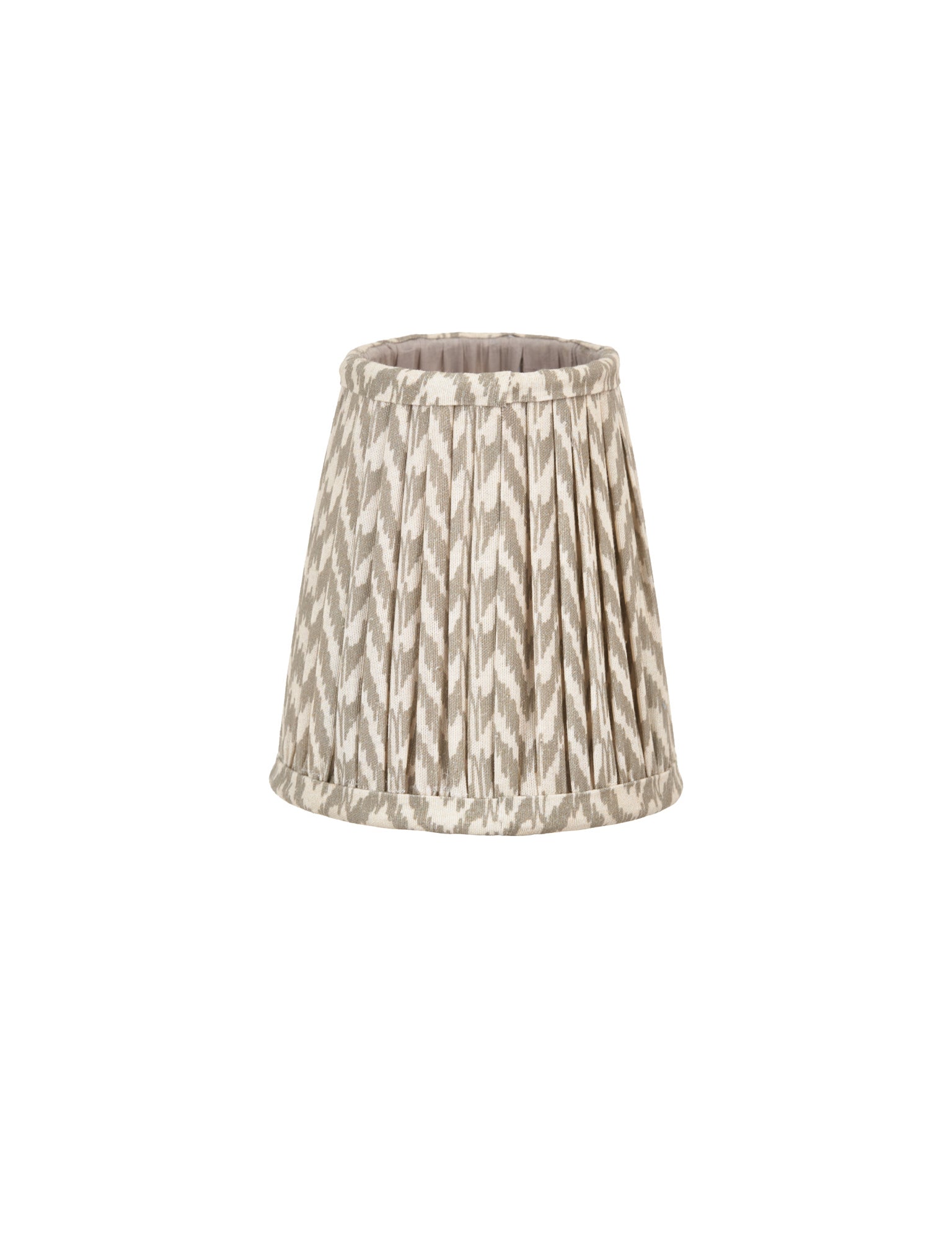 Salzburg Ikat Pleated Shade - Taupe