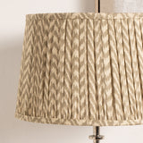 Salzburg Ikat Pleated Shade - Taupe