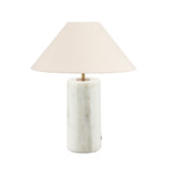 Koni Marble Lamp with Coolie Shade