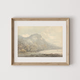 Sepia Landscape Art Print