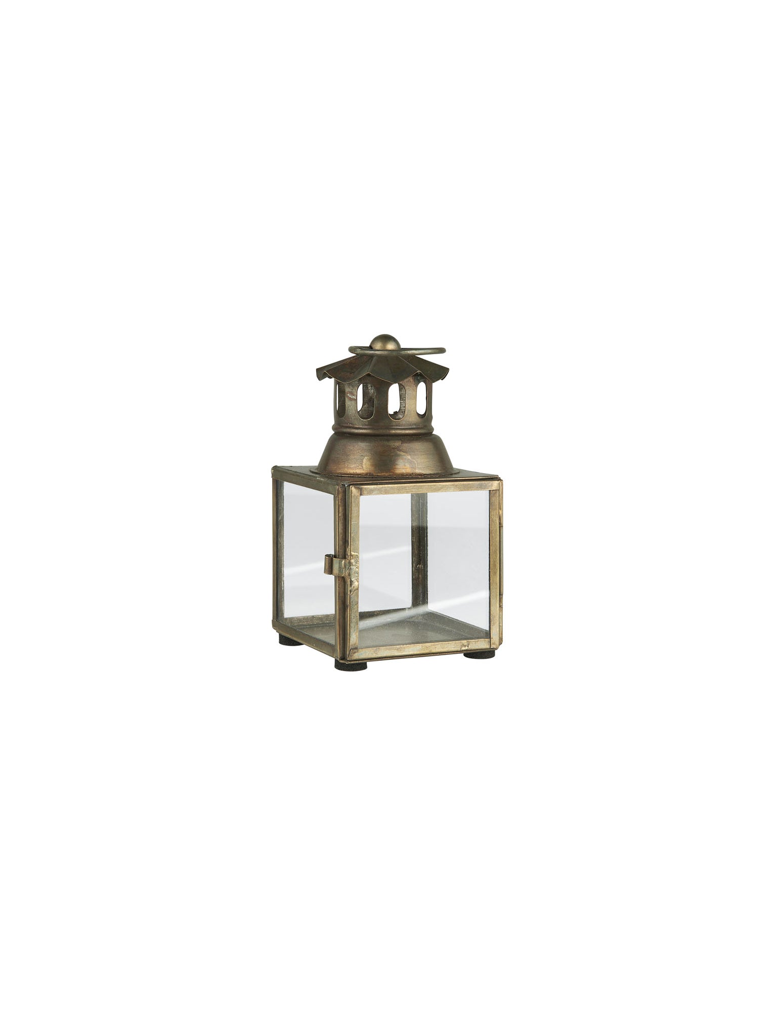 christmas mini brass lantern 