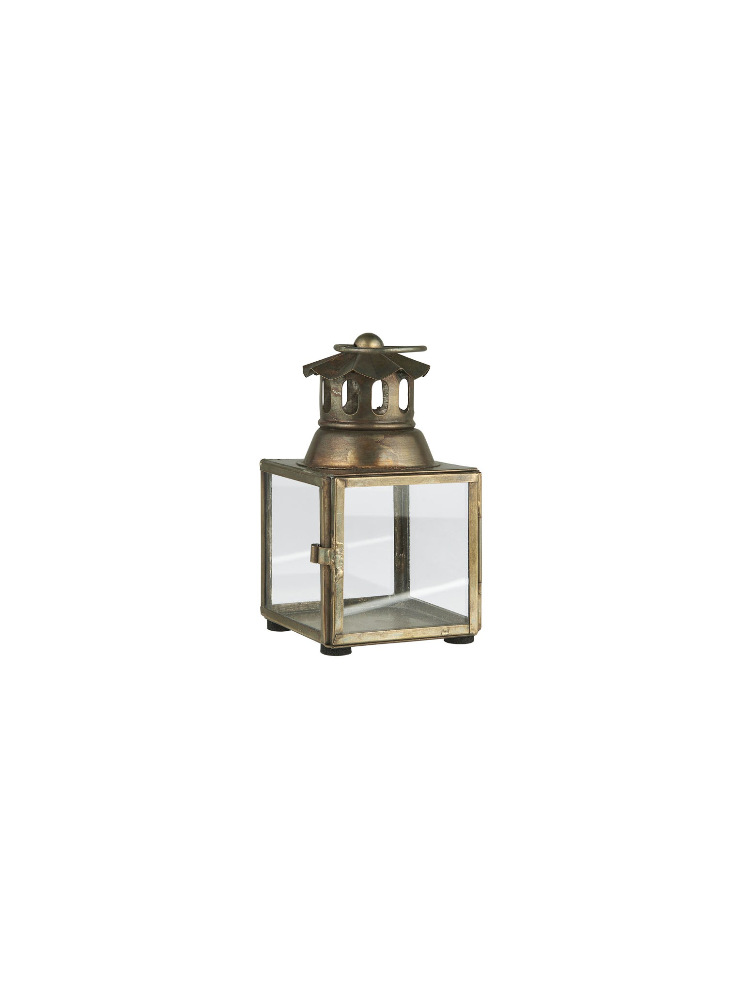 christmas mini brass lantern 