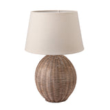 Large Nantucket Rattan Lamp