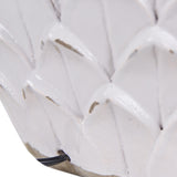 Sybill Leaf Table Lamp with Pistachio Green Linen Shade