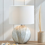 Verona Grey Stone Effect Ceramic Table Lamp