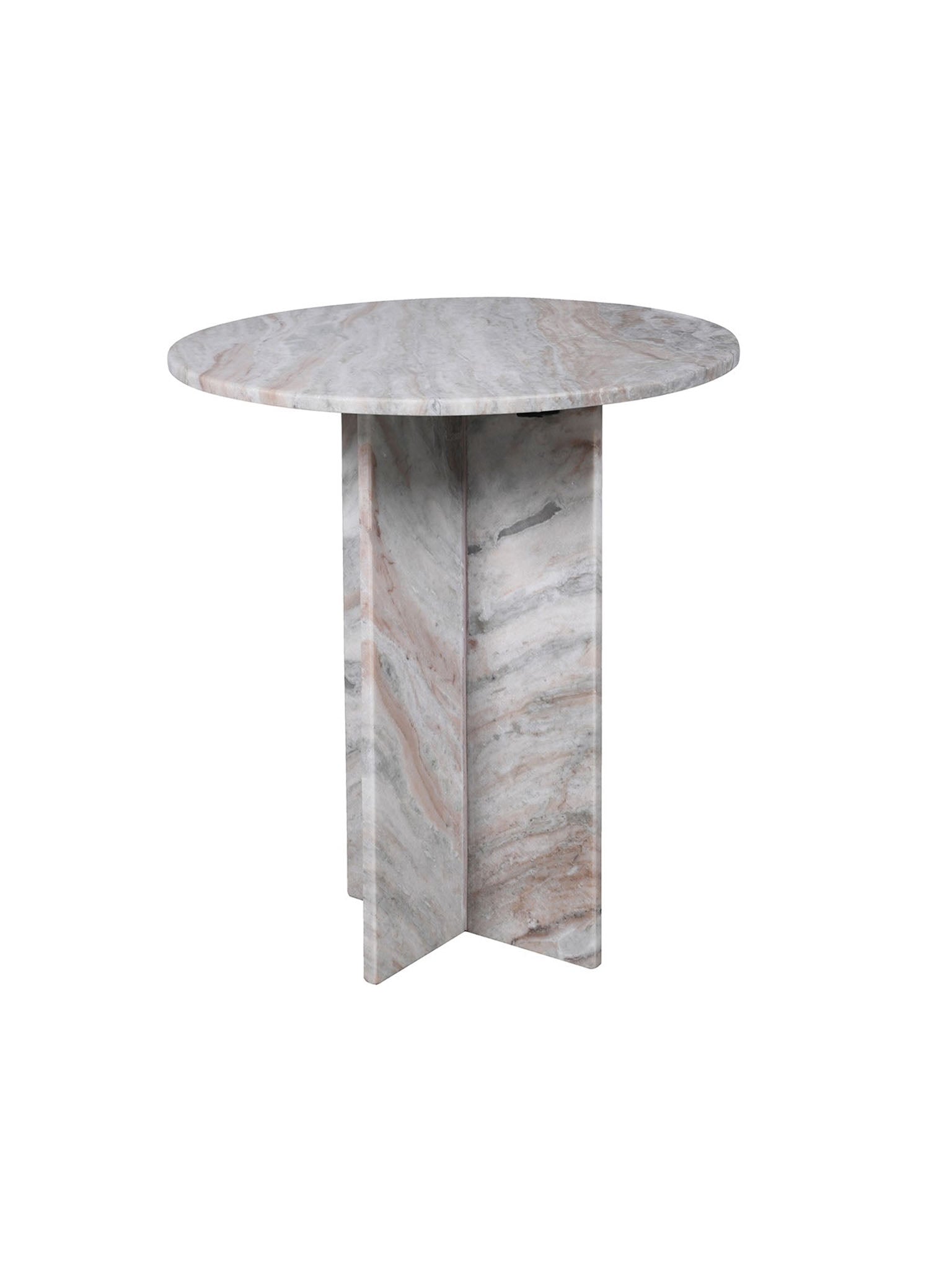 marble round side table