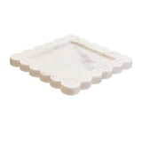 Scalloped Marble Tray