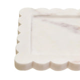 Scalloped Marble Tray