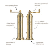 Brass Salt & Pepper Mill Set