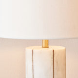 Mira Marble Lamp with Shade