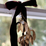 Gold Hanging Mistletoe