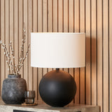 Montague Black Ball Table Lamp