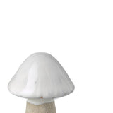 Cream Porcelain Mushrooms Set of 2