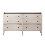 6 drawer lime wash drawers