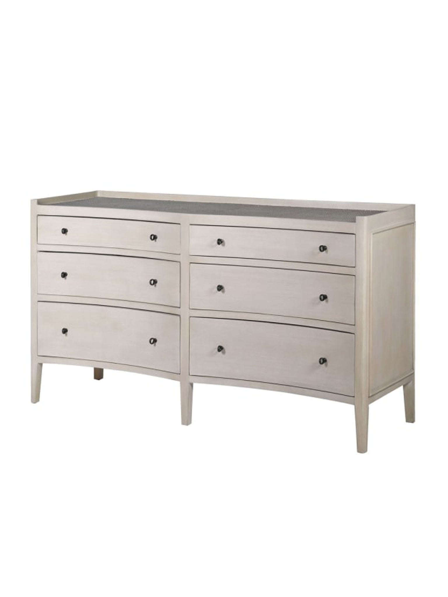 6 drawer lime wash drawers