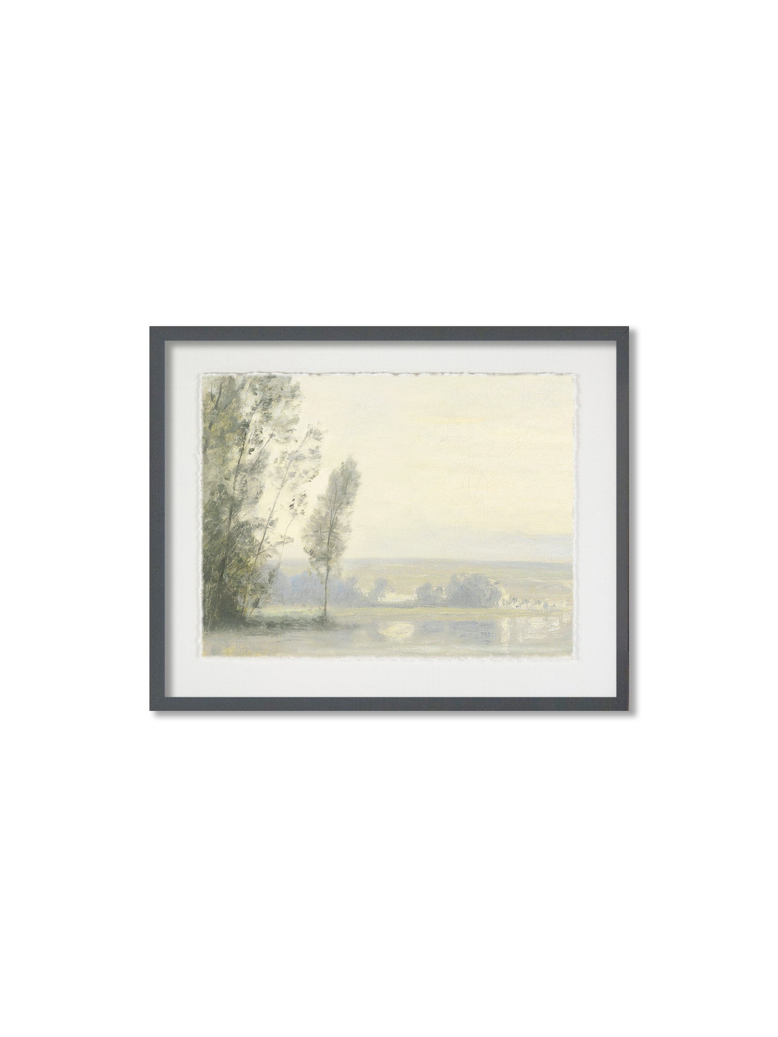 framed watercolour landscape