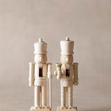 Natural Wooden Hanging Nutcrackers Set of 2