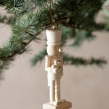 Natural Wooden Hanging Nutcrackers Set of 2