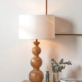 Oria Mango Wood Table Lamp