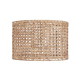 Wicker Drum Shade - Natural 30cm