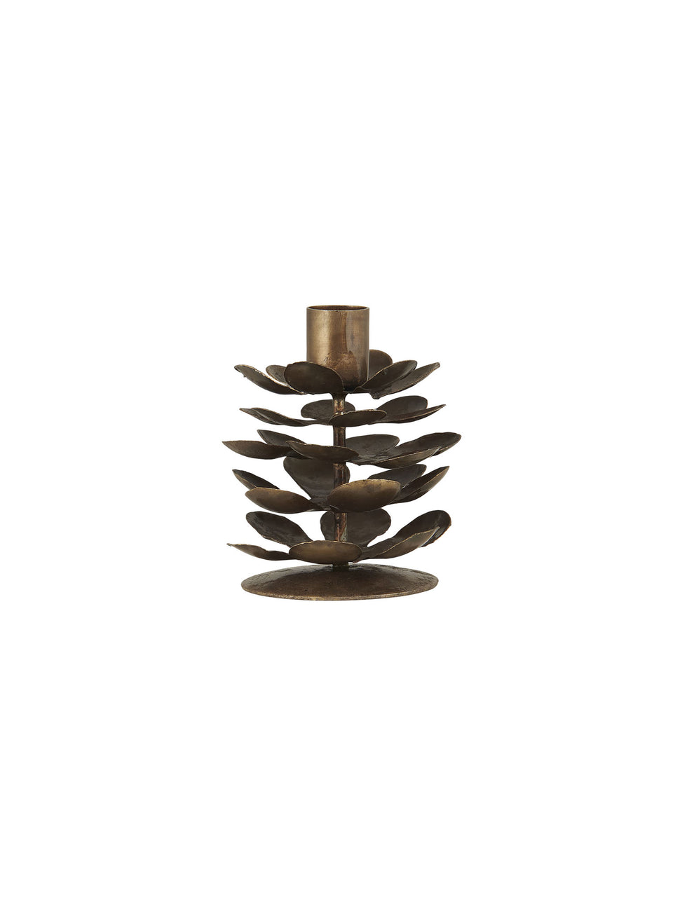 pinecone candle holder