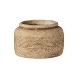rustic light tan vase