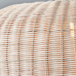 rattan dome pendant light