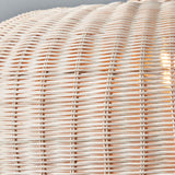 rattan dome pendant light