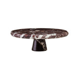 Red Solid Marble Cake Stand