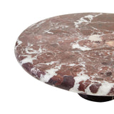 Red Solid Marble Cake Stand