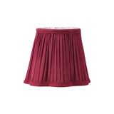 Evelyn Mulberry Red Scalloped Lamp Shade
