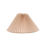 Connie Natural Linen Hard Pleat Tapered Lampshade