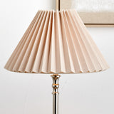 Connie Natural Linen Hard Pleat Tapered Lampshade