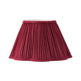 Evelyn Mulberry Red Scalloped Lamp Shade