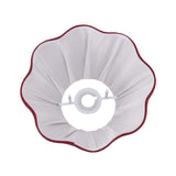 Evelyn Mulberry Red Scalloped Lamp Shade