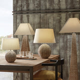 Nantucket Small Rattan Cream Wash Table Lamp