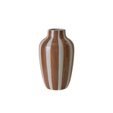 Ruby Striped Vase