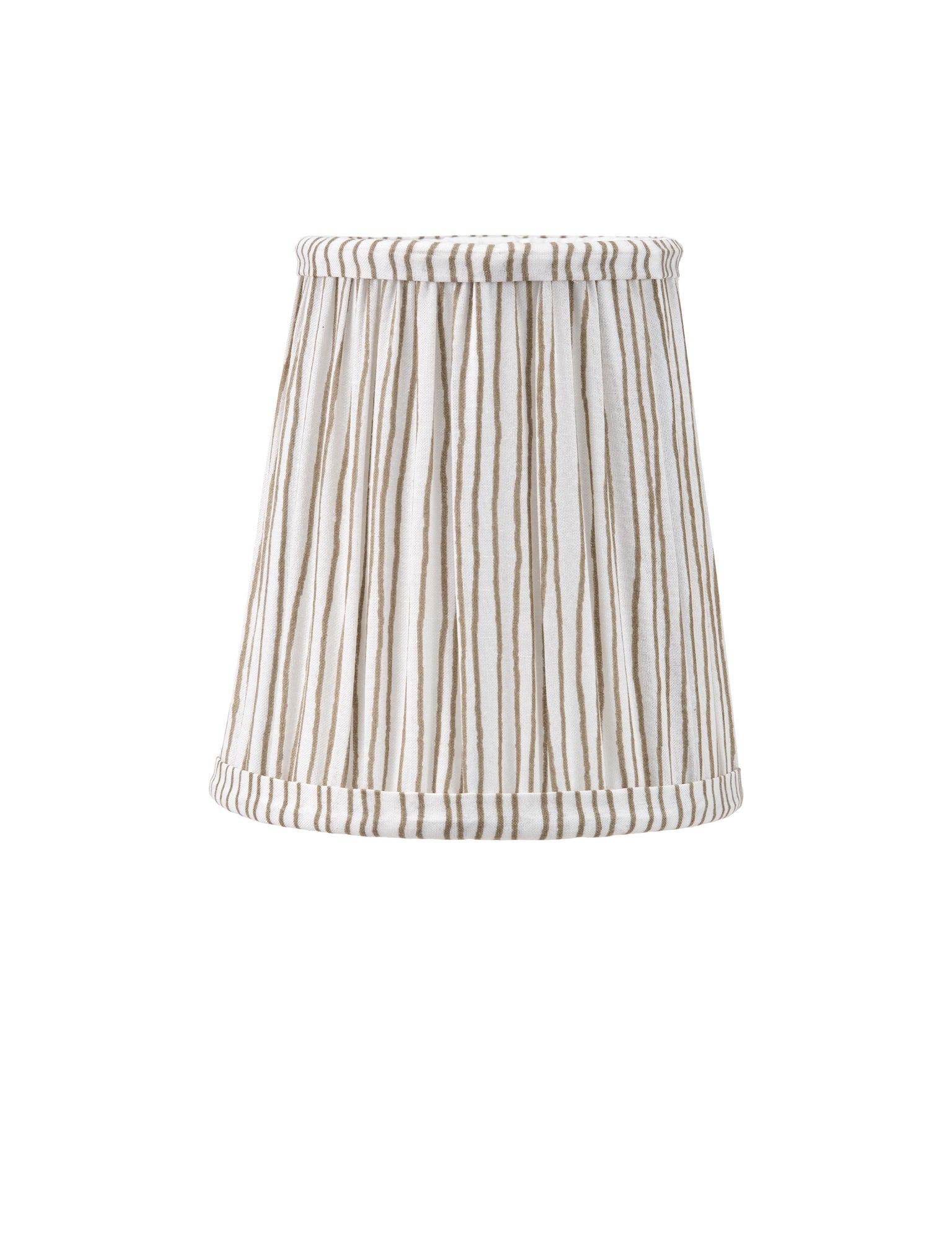 Thelma Natural Stripe Pleated Shade