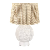 Wren Cream Ceramic Sea Urchin Table Lamp